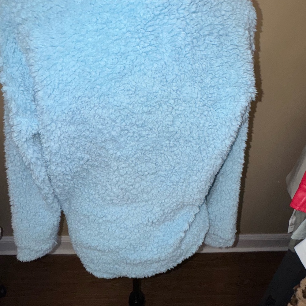 Time and Tru Light Blue Snowman Sweater - Picture 4 of 4